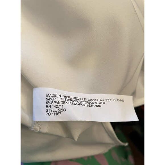 NWT ELOQUII Woman's White Long Sleeve Blouse Size 24W - Picture 8 of 9